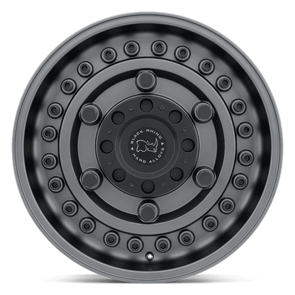 Black Rhino Hard Alloys | ARMORY | 17.0x9.50 | 8X165.1 | 6 | GUN BLACK