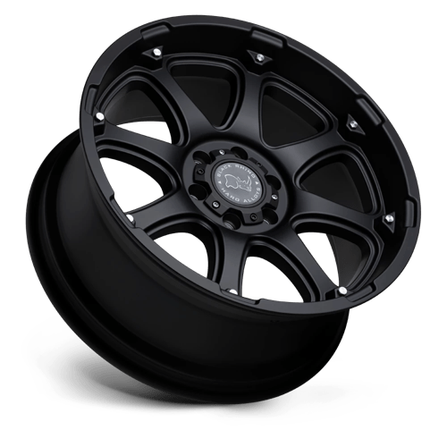 Black Rhino Hard Alloys | GLAMIS | 18.0x9.00 | 8X165.1 | -12 | MATTE BLACK