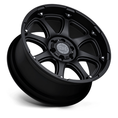 Black Rhino Hard Alloys | GLAMIS | 18.0x9.00 | 8X165.1 | -12 | MATTE BLACK