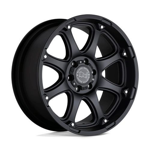 Black Rhino Hard Alloys | GLAMIS | 18.0x9.00 | 6X139.7 | -12 | MATTE BLACK