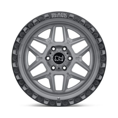 Black Rhino Hard Alloys | KELSO | 18.0x9.00 | 5X127 | 0 | BATTLESHIP GRAY W/ BLACK RING