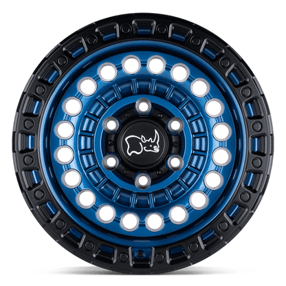 Black Rhino Hard Alloys | SENTINEL | 17.0x8.50 | 6X139.7 | -10 | COBALT BLUE W/ BLACK RING