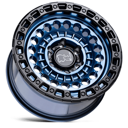 Black Rhino Hard Alloys | SENTINEL | 17.0x8.50 | 6X139.7 | -10 | COBALT BLUE W/ BLACK RING