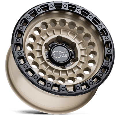 Black Rhino Hard Alloys | SENTINEL | 17.0x8.50 | 6X139.7 | -10 | DESERT SAND W/ BLACK RING