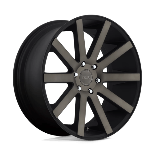 DUB 1PC | S121 SHOT CALLA | 24.0x10.00 | 6X139.7 | 20 | MATTE BLACK DOUBLE DARK TINT