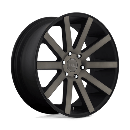 DUB 1PC | S121 SHOT CALLA | 24.0x10.00 | 6X139.7 | 20 | MATTE BLACK DOUBLE DARK TINT