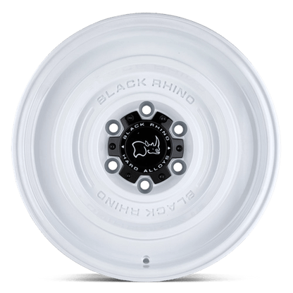 Black Rhino Hard Alloys | SOLID | 17.0x9.50 | 6X139.7 | -12 | GLOSS WHITE