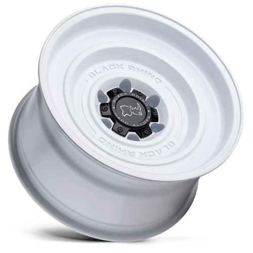 Black Rhino Hard Alloys | SOLID | 17.0x9.50 | 6X139.7 | -12 | GLOSS WHITE