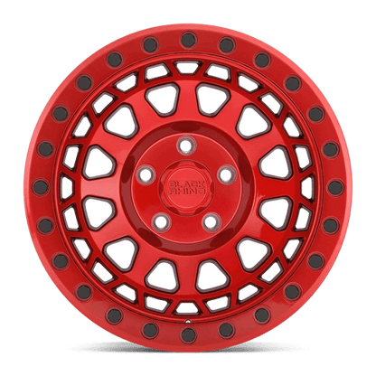 Black Rhino Hard Alloys | PRIMM | 17.0x9.00 | 5X127 | 0 | CANDY RED W/ BLACK BOLTS