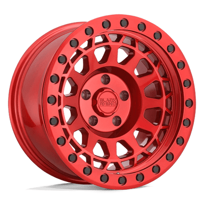 Black Rhino Hard Alloys | PRIMM | 17.0x9.00 | 6X139.7 | -12 | CANDY RED W/ BLACK BOLTS