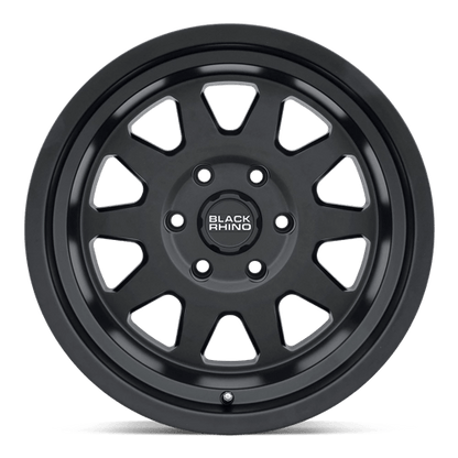 Black Rhino Hard Alloys | STADIUM | 17.0x9.50 | 6X139.7 | -18 | MATTE BLACK