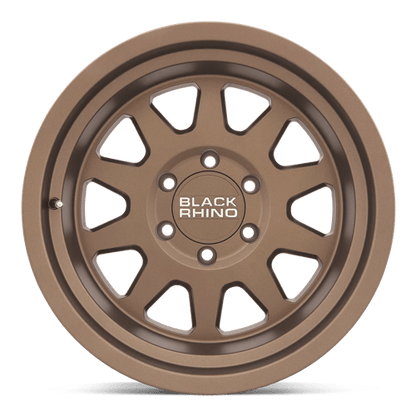 Black Rhino Hard Alloys | STADIUM | 16.0x8.00 | 6X139.7 | -10 | MATTE BRONZE