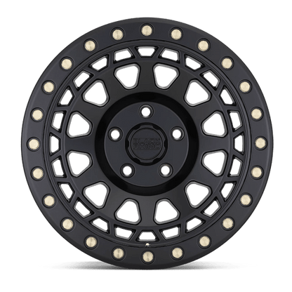 Black Rhino Hard Alloys | PRIMM | 17.0x9.00 | 6X135 | 0 | MATTE BLACK W/ BRASS BOLTS