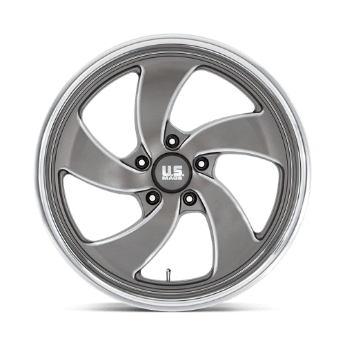 US Mag 1PC | U133 DESPERADO | 20.0x9.50 | 5X120.65 | 1 | ANTHRACITE MILLED DIAM-CUT LIP