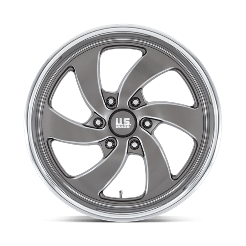 US Mag 1PC | U133 DESPERADO | 20.0x9.50 | 6X139.7 | 1 | ANTHRACITE MILLED DIAM-CUT LIP