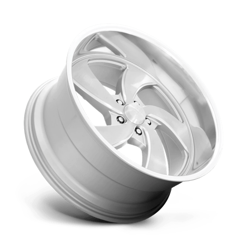 US Mag 1PC | U134 DESPERADO | 22.0x10.50 | 5X127 | 1 | SILVER BRUSH FACE MILL DC-LIP