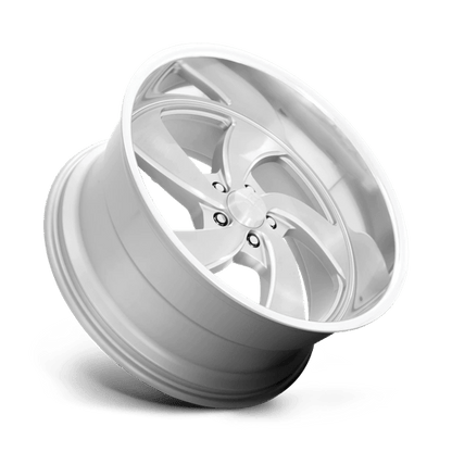 US Mag 1PC | U134 DESPERADO | 22.0x10.50 | 5X127 | 1 | SILVER BRUSH FACE MILL DC-LIP