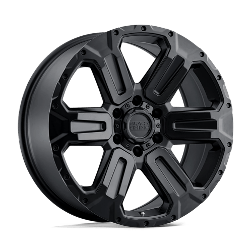 Black Rhino Hard Alloys | WANAKA | 17.0x8.50 | 6X139.7 | 12 | MATTE BLACK