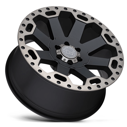 Black Rhino Hard Alloys | WARLORD | 18.0x8.00 | 6X139.7 | 35 | MATTE BLACK W/ MACH DARK TINT