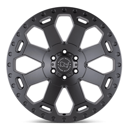 Black Rhino Hard Alloys | WARLORD | 18.0x9.00 | 8X180 | 12 | MATTE GUNMETAL