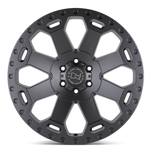 Black Rhino Hard Alloys | WARLORD | 18.0x9.00 | 6X139.7 | -12 | MATTE GUNMETAL