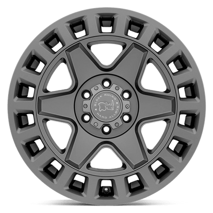 Black Rhino Hard Alloys | YORK | 17.0x8.00 | 6X130 | 52 | MATTE GUNMETAL